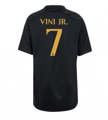 Real Madrid Vinicius Junior #7 Tredjedrakt 2023-24 Kortermet